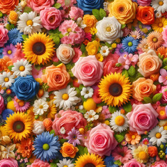 Fototapeta premium bouquet of flowers