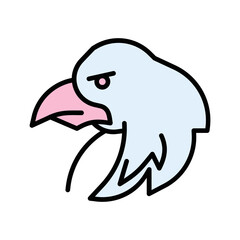 Bald Eagle Vector Icon