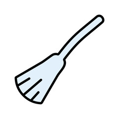 Witch Broomstick Vector Icon