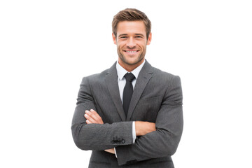 Elegant Professional Standing with Authority