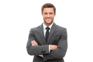 Elegant Professional Standing with Authority