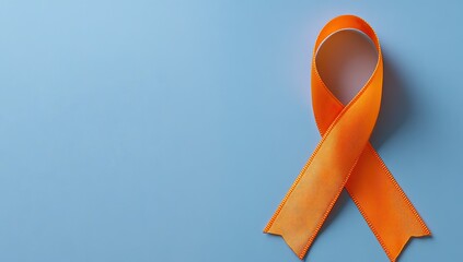 Orange awareness ribbon