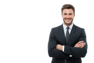 Smart and Confident Office Worker