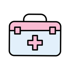 Fototapeta premium Aid Worker Vector Icon