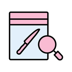 Evidence Bag Vector Icon