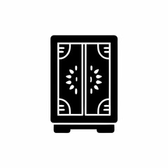 creative details Cupboard icon Vector Illustration