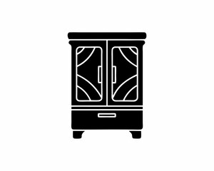 creative details Cupboard icon Vector Illustration 