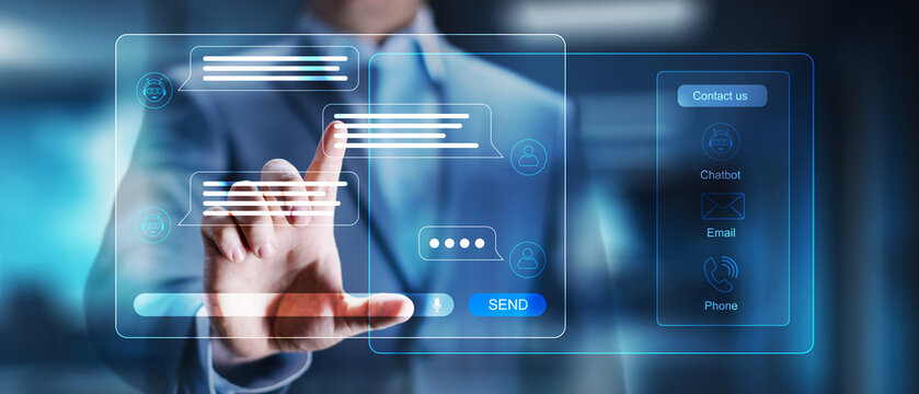 AI-Powered Chatbot Communication Interface for Customer Support Solutions. - Powered by Adobe