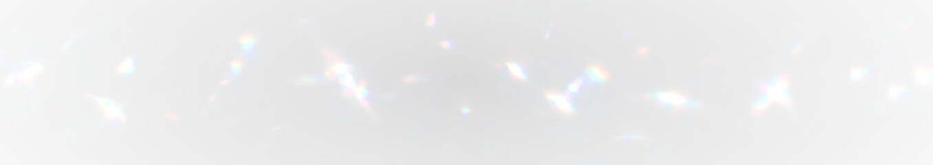 PNG crystal rainbow spectrum with glowing prism beam and transparent glitter, sparkling light flare...