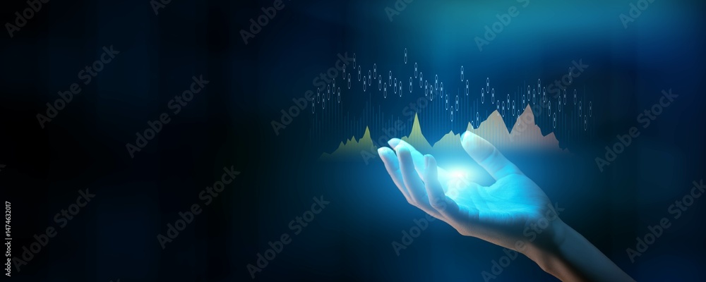 Poster business growth analytics with data visualization for performance improvement.