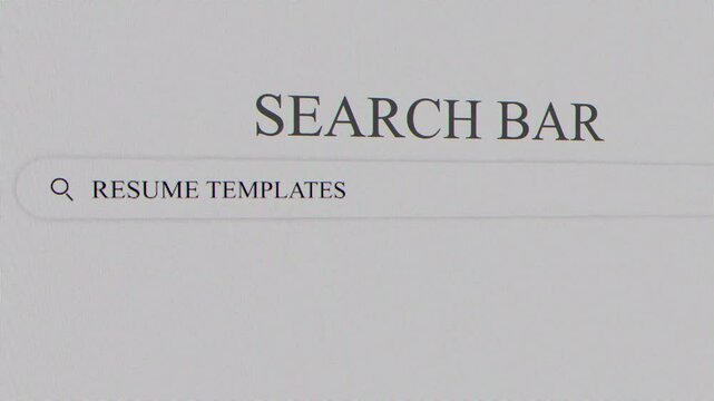 Resume templates Search Bar popular on search engines across various domains