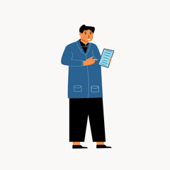 Health care provides instructions on hospital rules, design suitable for use as a hospital banner