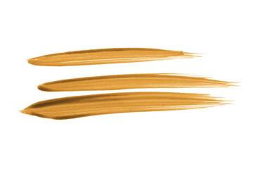 Brush Watercolor brush strokes on transparent background.