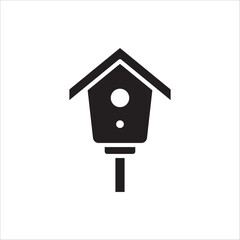 Birdhouses icon. Editable stroke. Vector illustration for Design, Presentation, Website or Apps Elements, Logo. Isolated on white background.