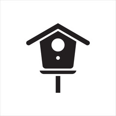 Birdhouses icon. Editable stroke. Vector illustration for Design, Presentation, Website or Apps Elements, Logo. Isolated on white background.