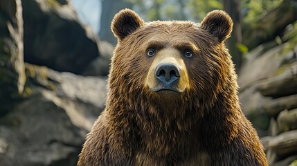 Fototapeta premium brown bear portrait Brown Bear 