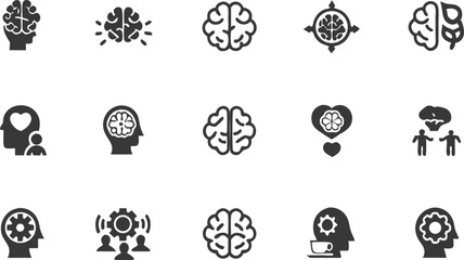 psychology and mental health icon set  vector glyp (1).eps