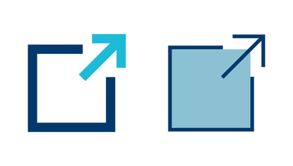 Fototapeta premium Link icon vector isolated on white background. Link vector icon. External link symbol vector icon. Hyperlink symbol