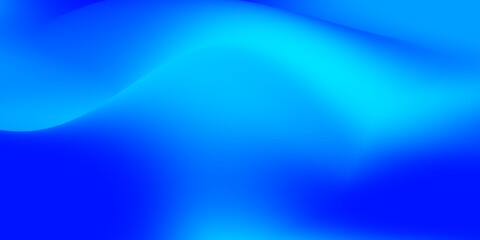 Gradient of cyan and royal blue with dynamic light effect smooth and cool