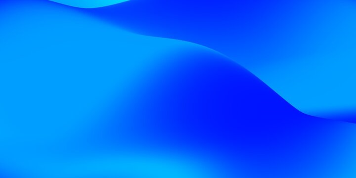 Abstract blue gradient background, subtle waves and smooth transitions of color