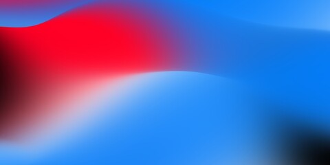 Fluid abstraction of vibrant color transitions in smooth gradient style