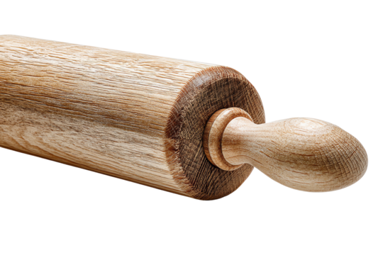 Rolling pin, white isolate background