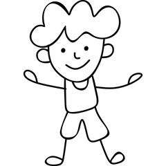 Children Draw Doodle