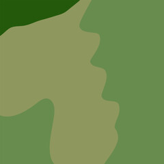 Abstract background design with a bright light green 