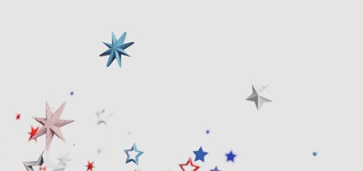 Beautiful image of colorful stars, perfect for celebrations, holidays, and more!