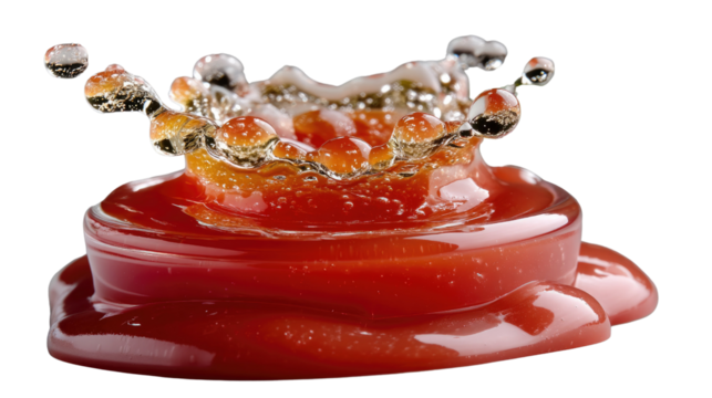 Liquid Crown: A captivating macro shot of a liquid crown formation, where droplets cascade to create a spectacular artistic display, revealing the unique dynamics of fluids in motion.