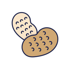 Potato Vector icon