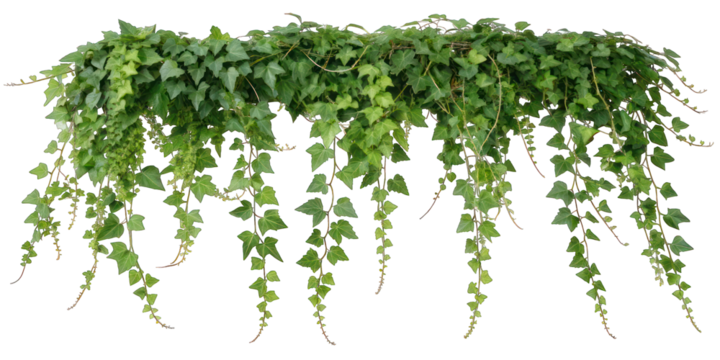 creeper plants on a transparent background, architectural design, best use for decoration and landscape design