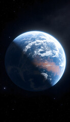 Fototapeta premium earth in space