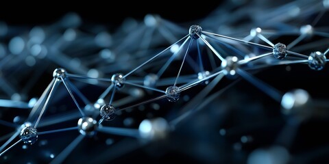 Digital background. Can be used in the description of network abilities, technological processes, digital storages, science, education, etc