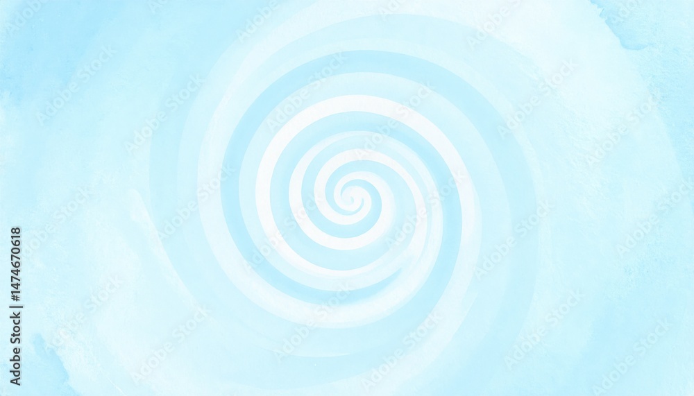 Poster spiraling swirls of blue abstract art digital rendering creative studio aerial view visual concept f
