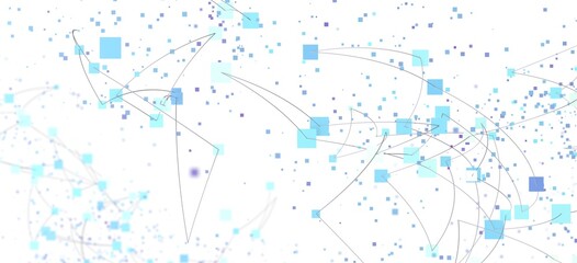 Modern technology background. Network nodes, data flow, digital connection. Ideal for websites, presentations, and tech concepts.
