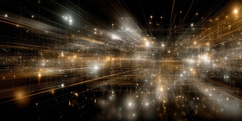 Obraz premium Digital background. Can be used in the description of network abilities, technological processes, digital storages, science, education, etc