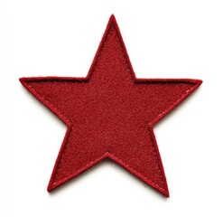 Red star applique