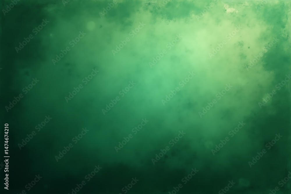 Poster atmospheric green gradient background with textured effect perfect for website designs and presentat