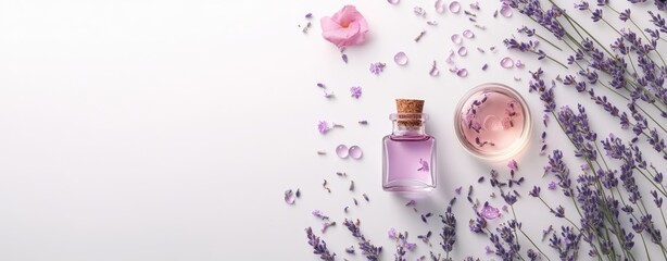 Lavender essential oil & flowers