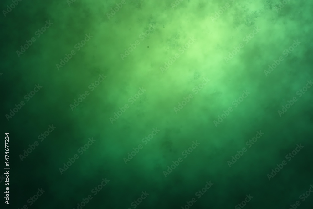 Poster abstract green background with textured effects and gradient color for creative designs