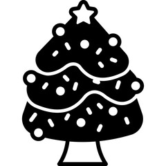 Christmas Tree  glyph icon