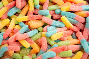 Colorful gummy candies