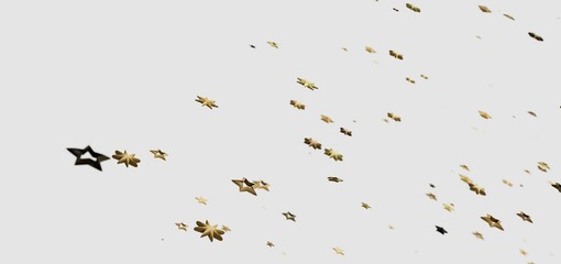 Abstract background with gold stars falling. Perfect for celebration, holidays, or festive designs.