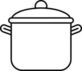 cooking pot vector illustration