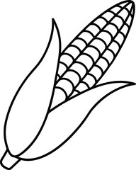 corn cob icon vector illustration