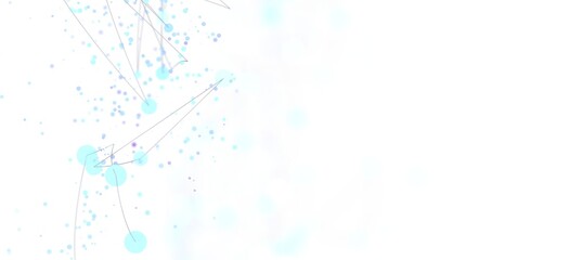 Beautiful abstract background with light blue dots and thin lines. Perfect for websites, presentations, and more.