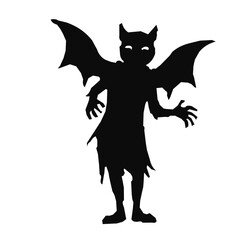 Silhouette of devil 