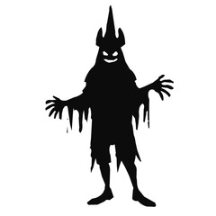 Silhouette of devil 