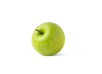 Fresh Granny smith apple fruit isolated on white